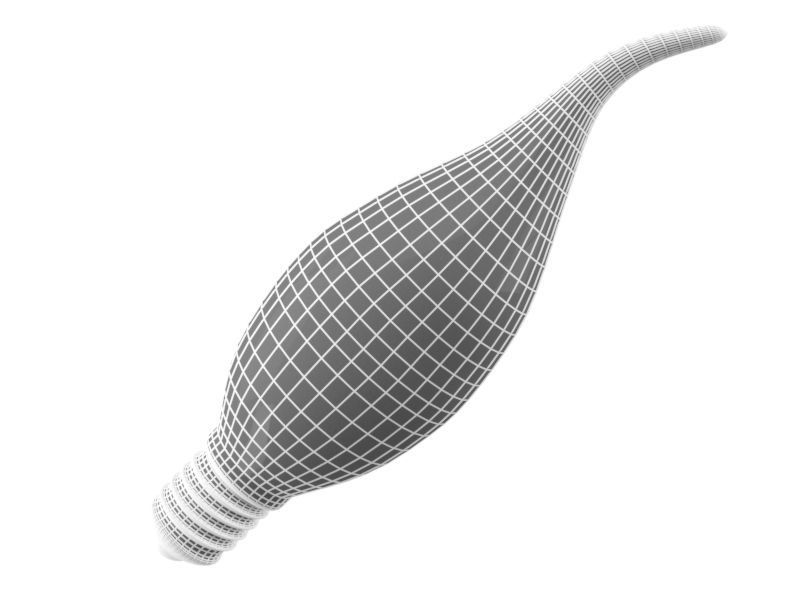 filament led light bulb 3D model_7