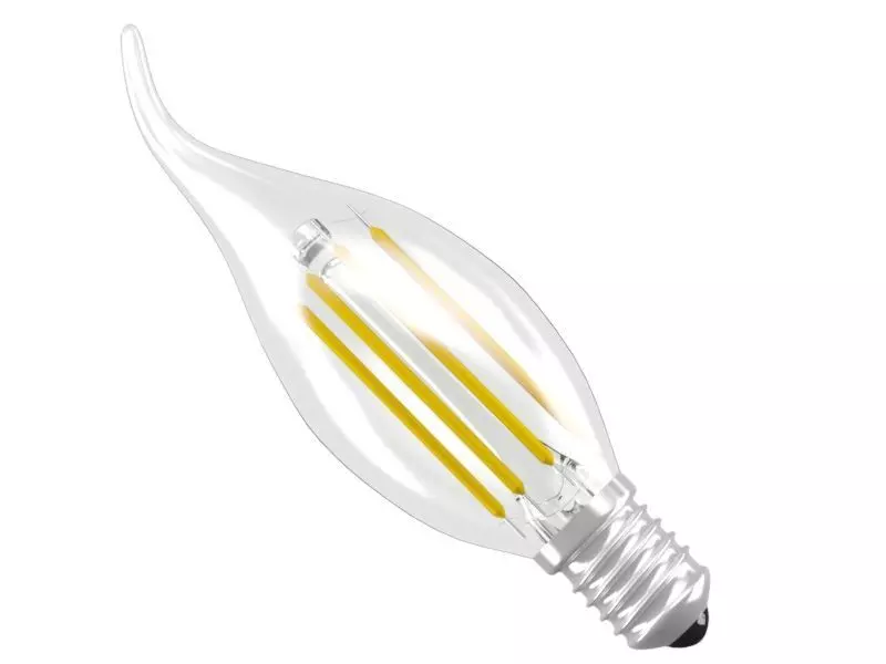 filament led light bulb 3D model_0