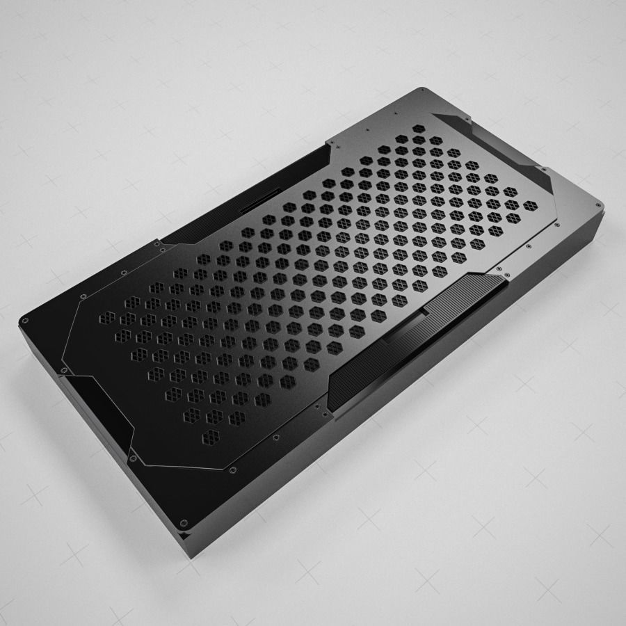 Sci-Fi Panels Kitbash 3D model_16