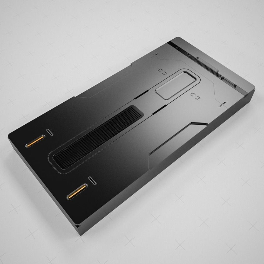 Sci-Fi Panels Kitbash 3D model_17