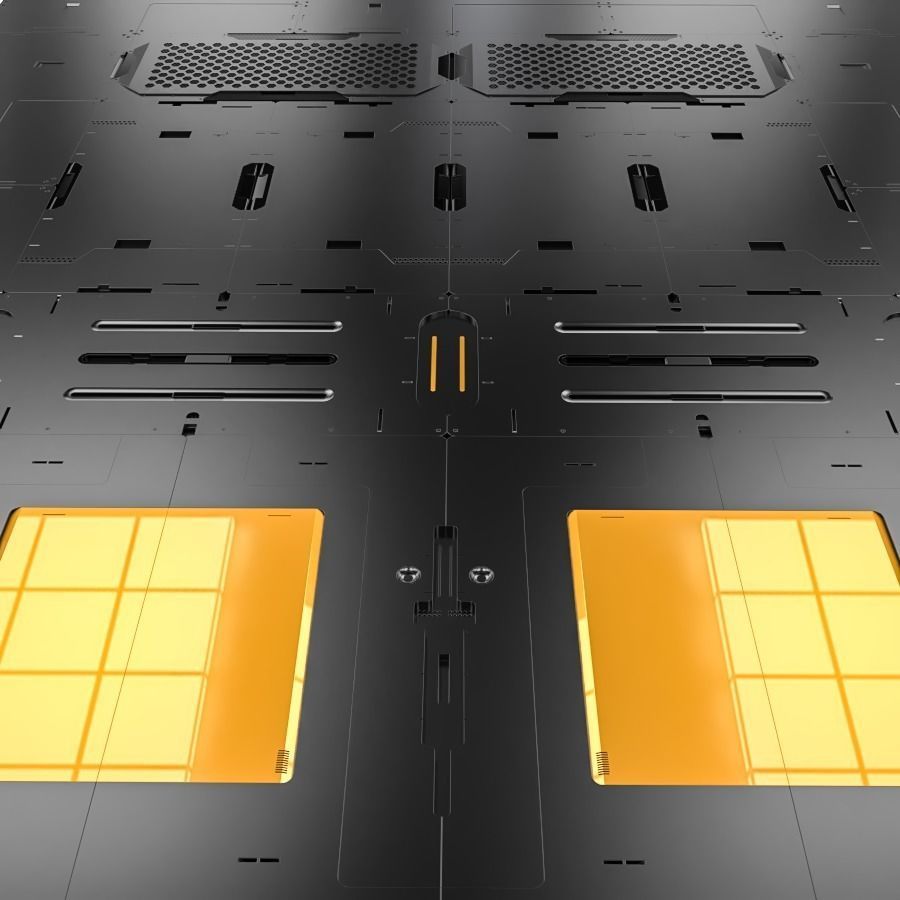 Sci-Fi Panels Kitbash 3D model_1