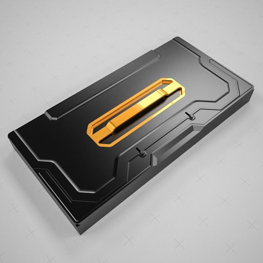 Sci-Fi Panels Kitbash 3D model_7