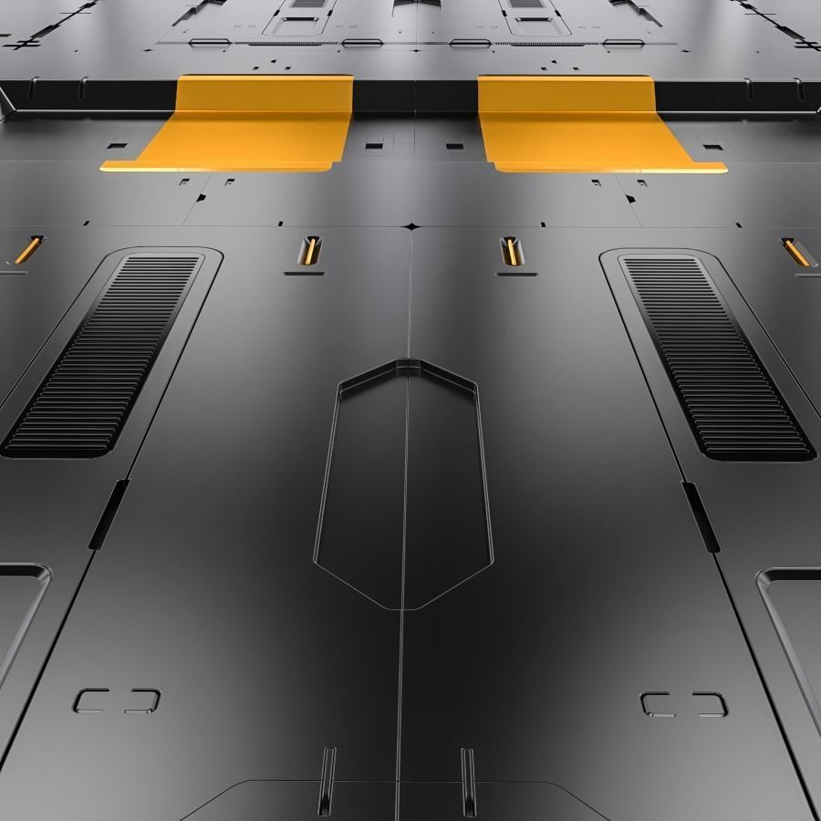 Sci-Fi Panels Kitbash 3D model_3