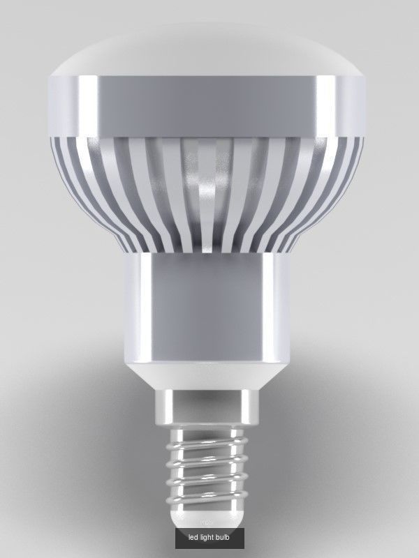 led light bulb 3D Model Collection_1