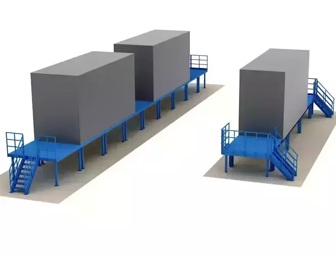 Modular industrial metal platforms