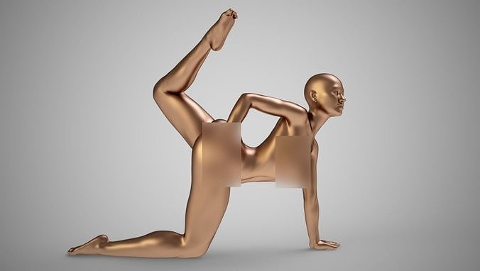 Flexible Girl 3D print model