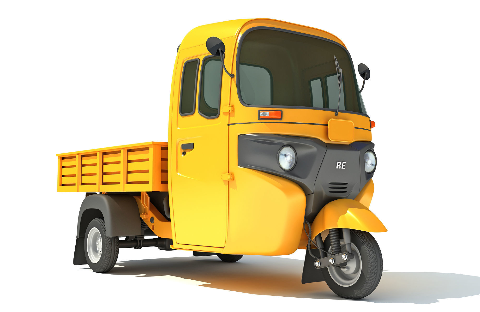 Mini Cargo Pick Up Rickshaw Maxima 3D model_10