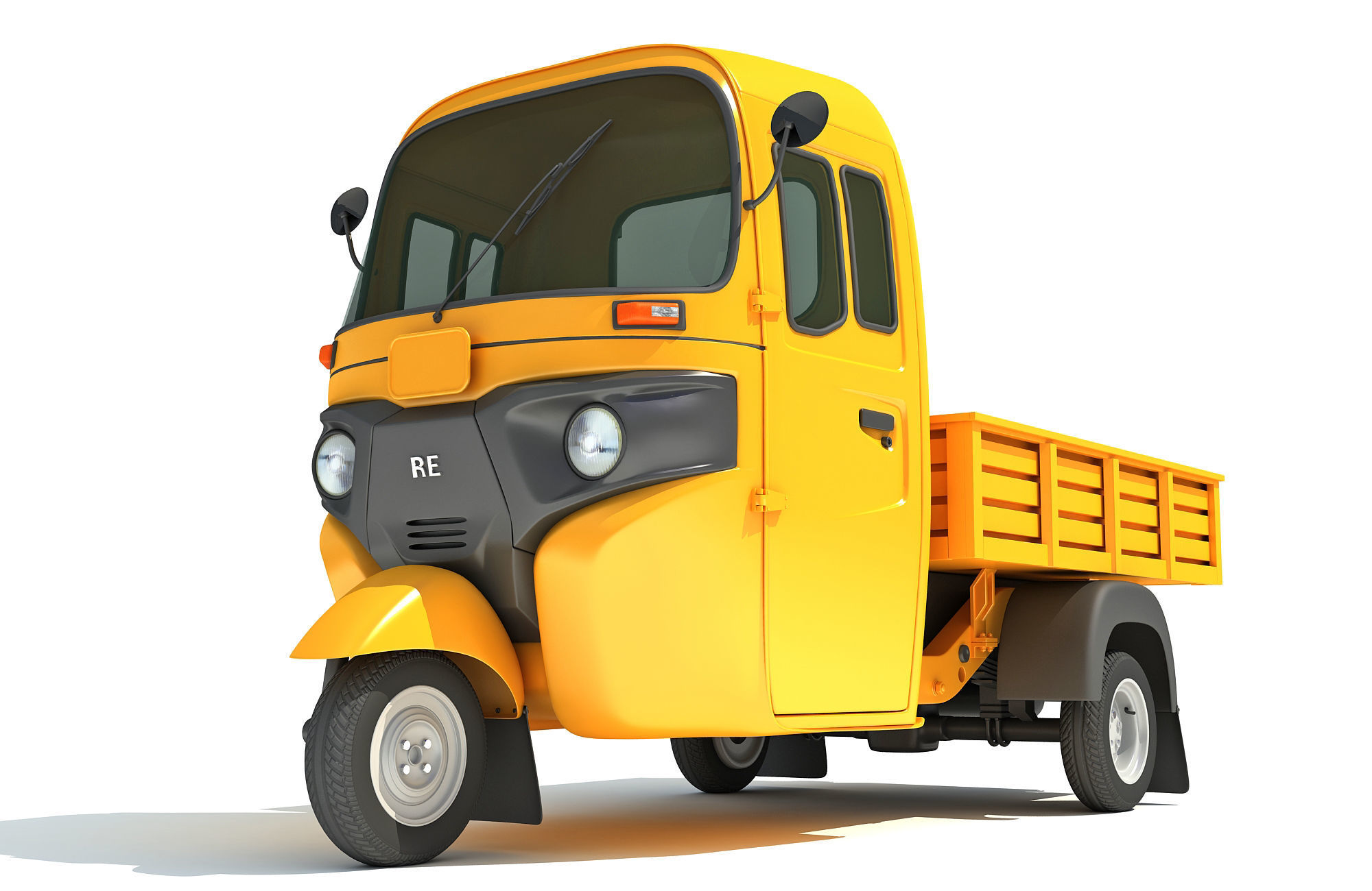 Mini Cargo Pick Up Rickshaw Maxima 3D model_12
