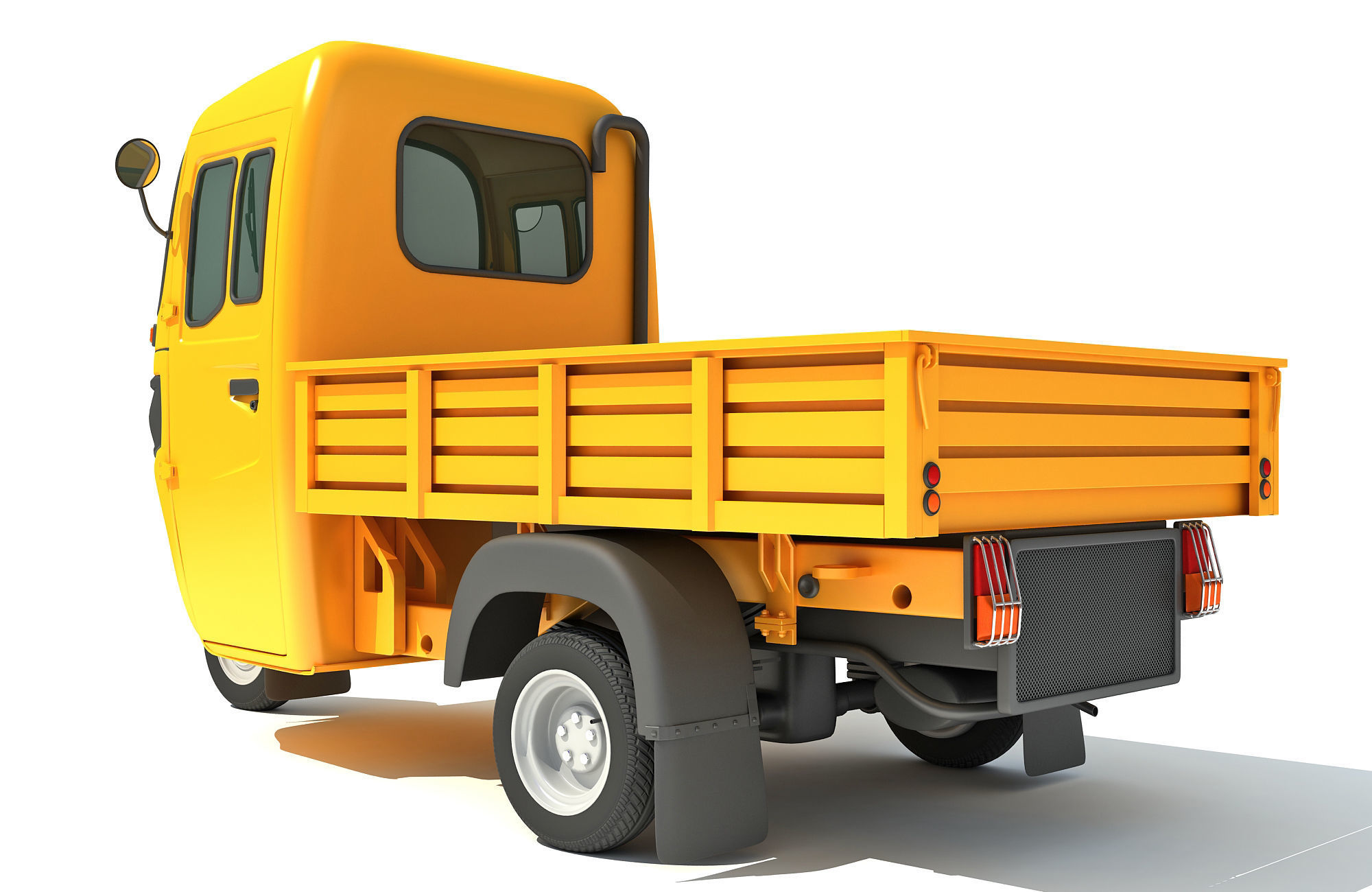 Mini Cargo Pick Up Rickshaw Maxima 3D model_4