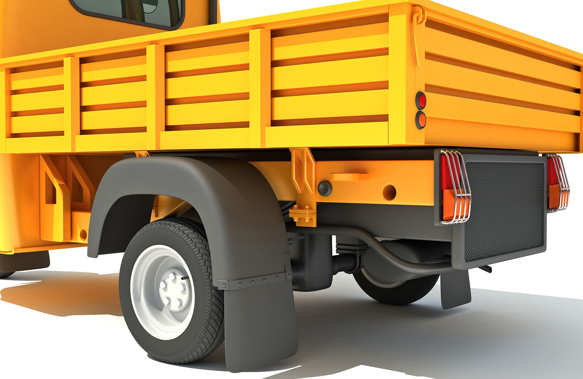 Mini Cargo Pick Up Rickshaw Maxima 3D model_14