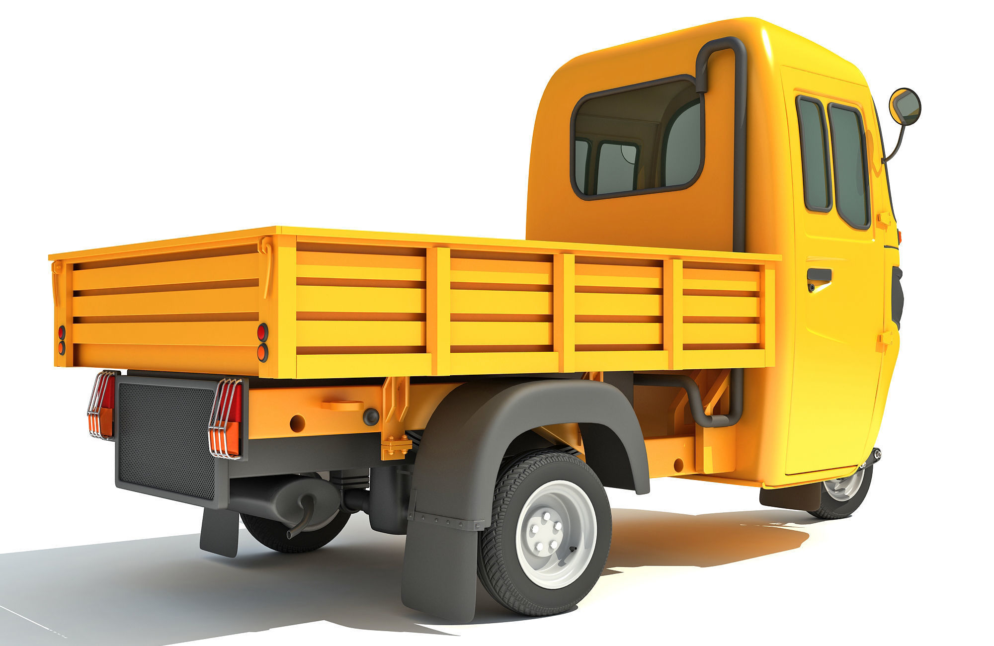 Mini Cargo Pick Up Rickshaw Maxima 3D model_6