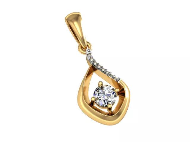 Pendant Diamond Drop 3D print model