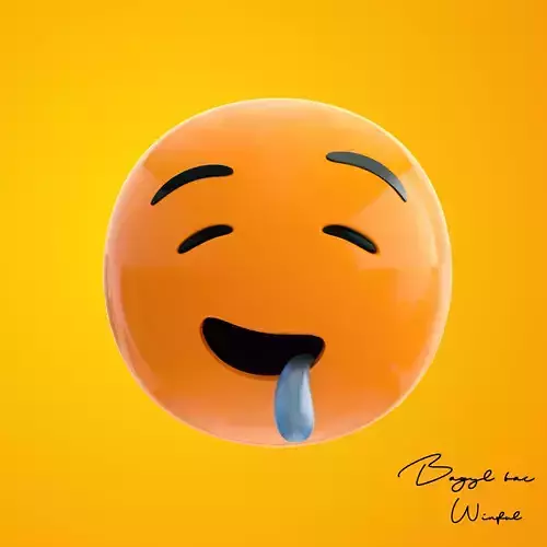 Emoji Drooling 3D model