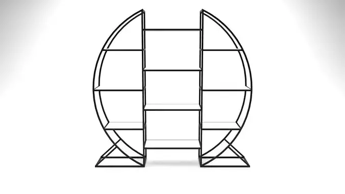 Regina Andrew Hoop Etagere - 3ds Max