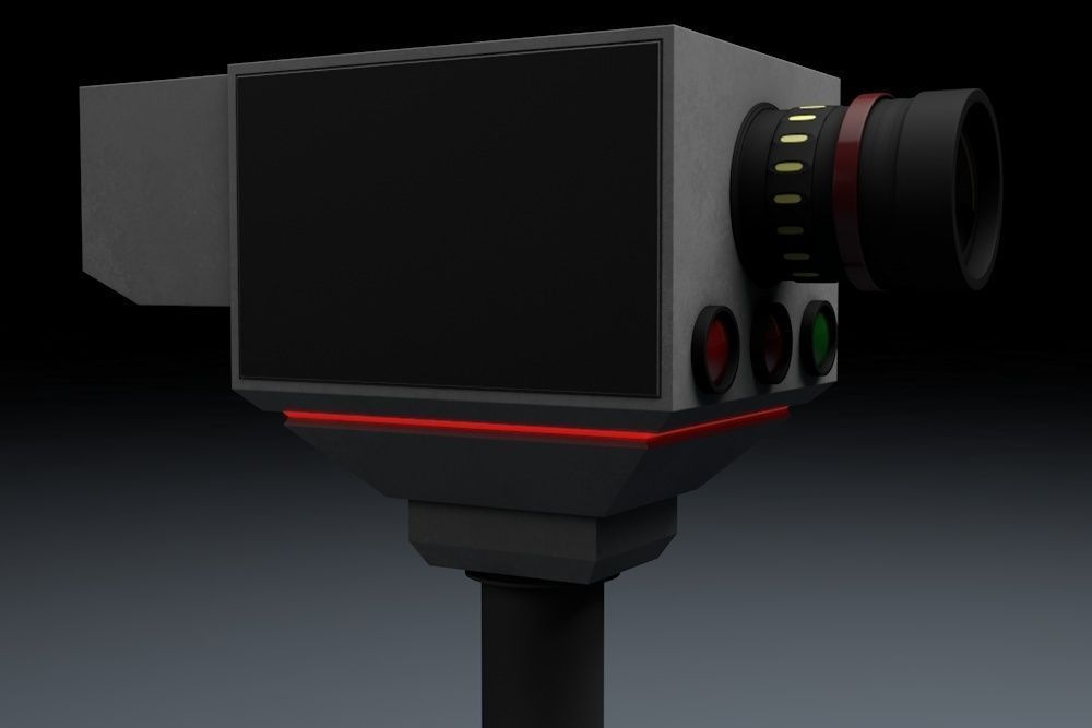 Traffic Vehicle Speed Control Unit 3D model_4