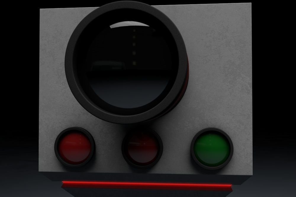 Traffic Vehicle Speed Control Unit 3D model_1