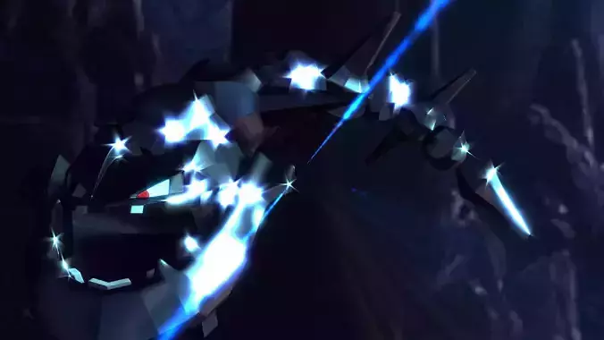 Steelix golden monster with spikes