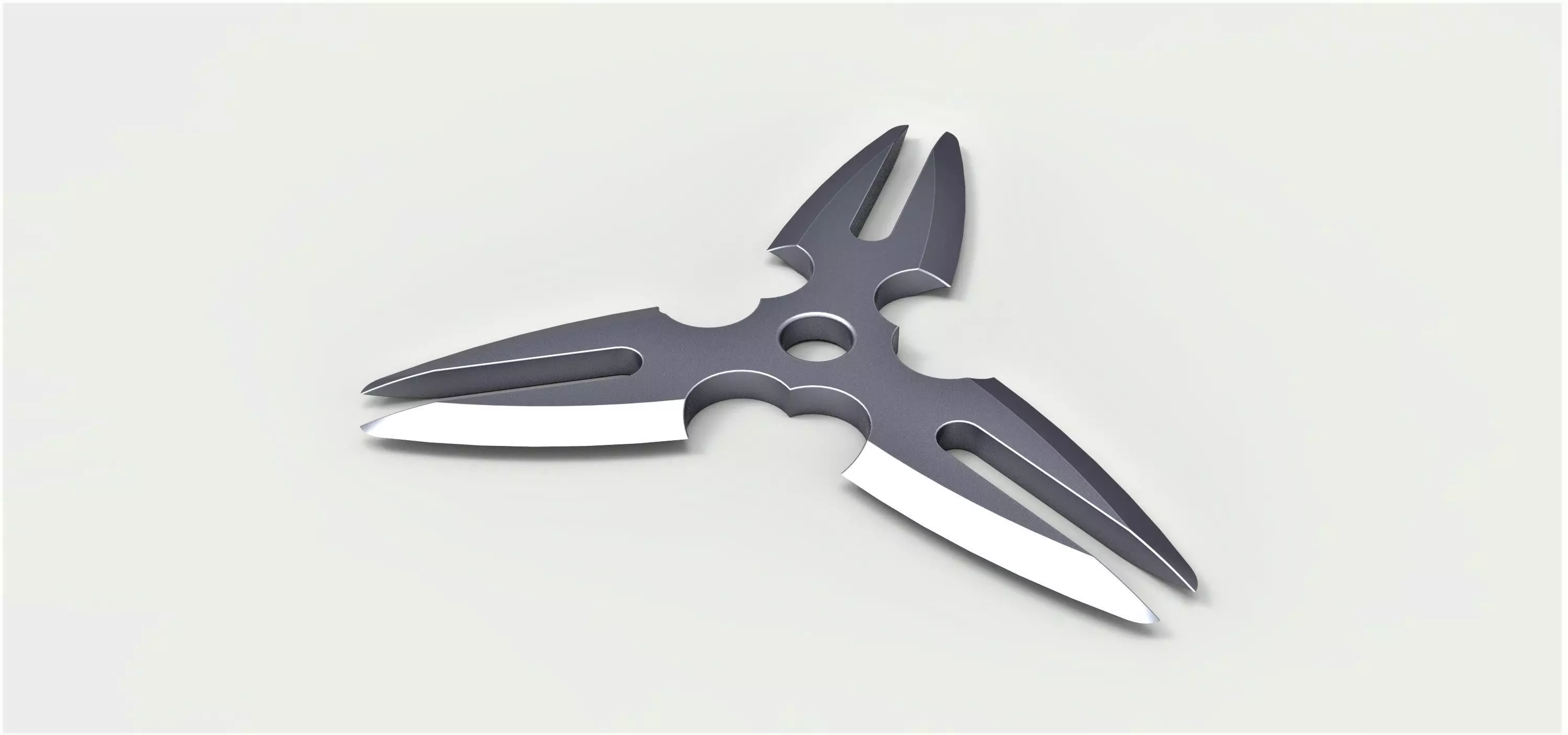 Throwing Star from the movie Resident Evil Afterlife 3D print model