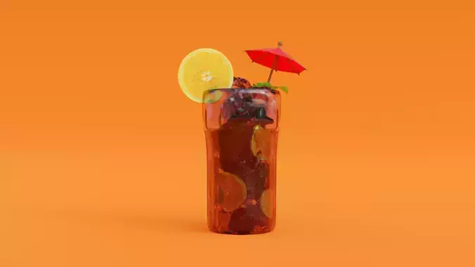 Coctail cocktail in glass