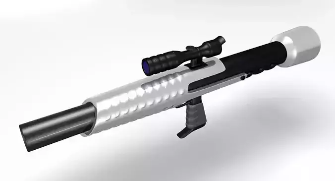 Sci Fi Rocket Launcher 3D model