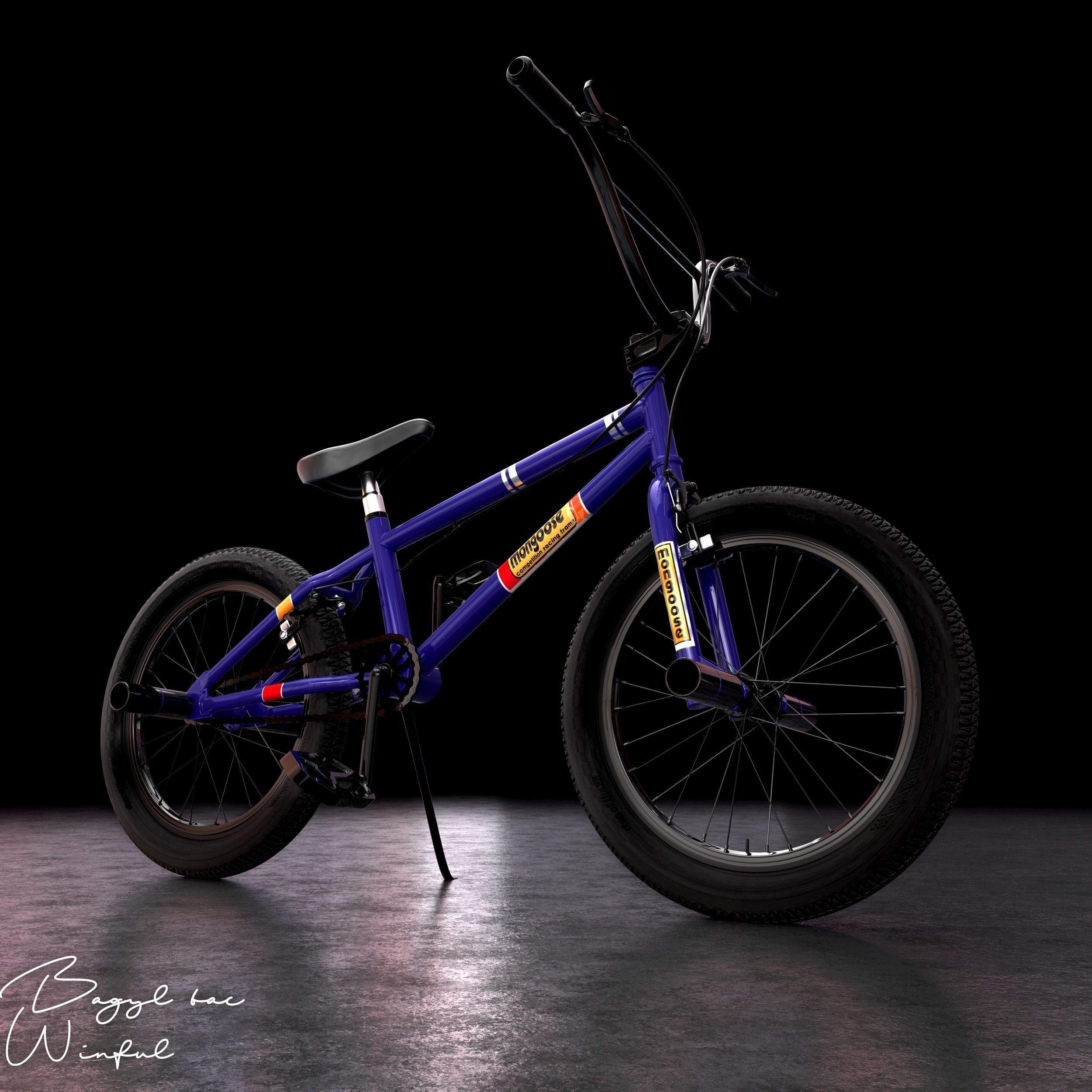 Mongoose Legion BMX  3D model_4