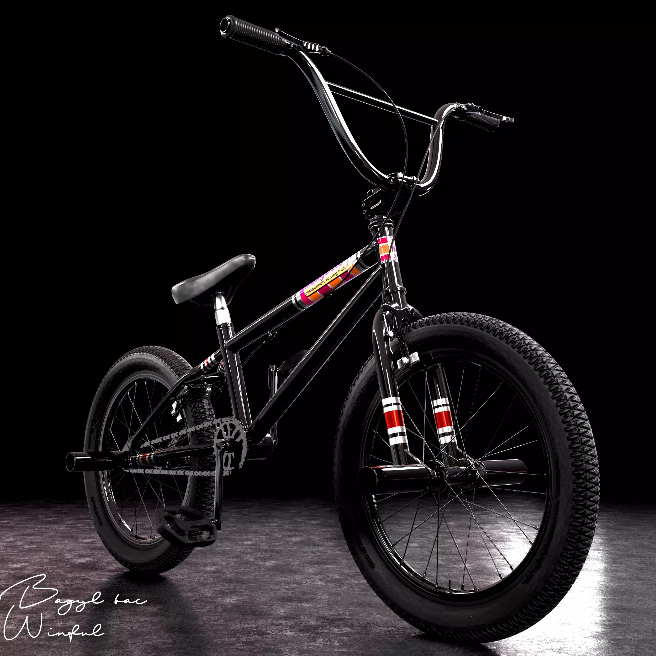 Mongoose Legion BMX  3D model_0
