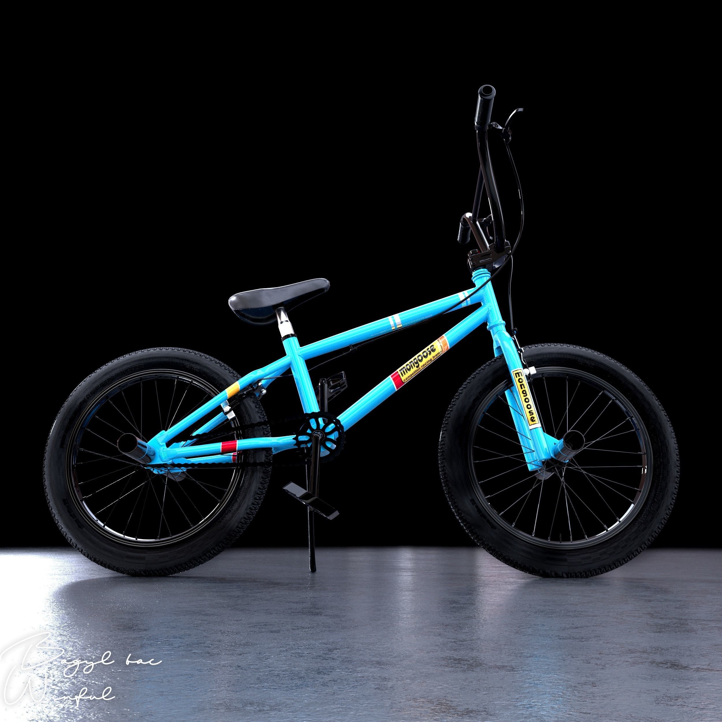 Mongoose Legion BMX  3D model_3