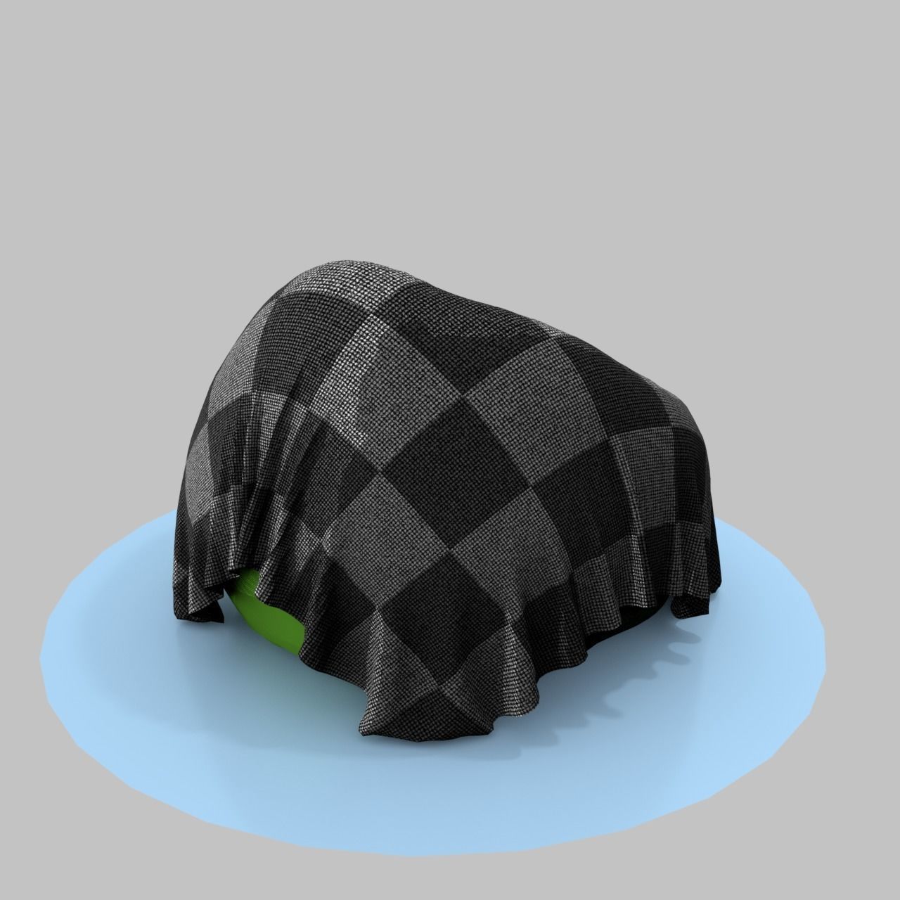 simple chair 3D model_1