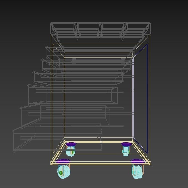 Workshop Service Trolley 1 3D model_10