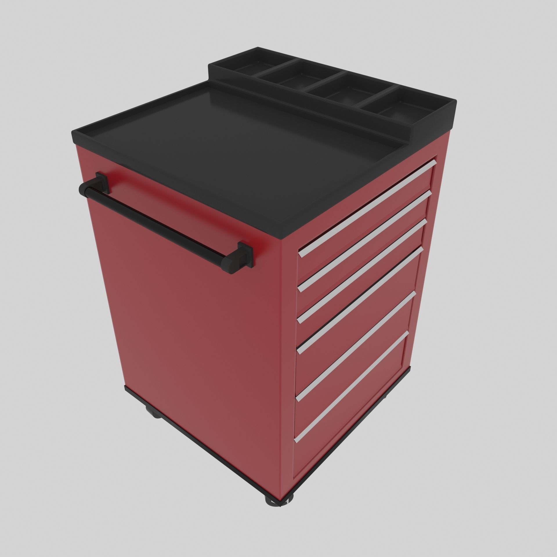 Workshop Service Trolley 1 3D model_2