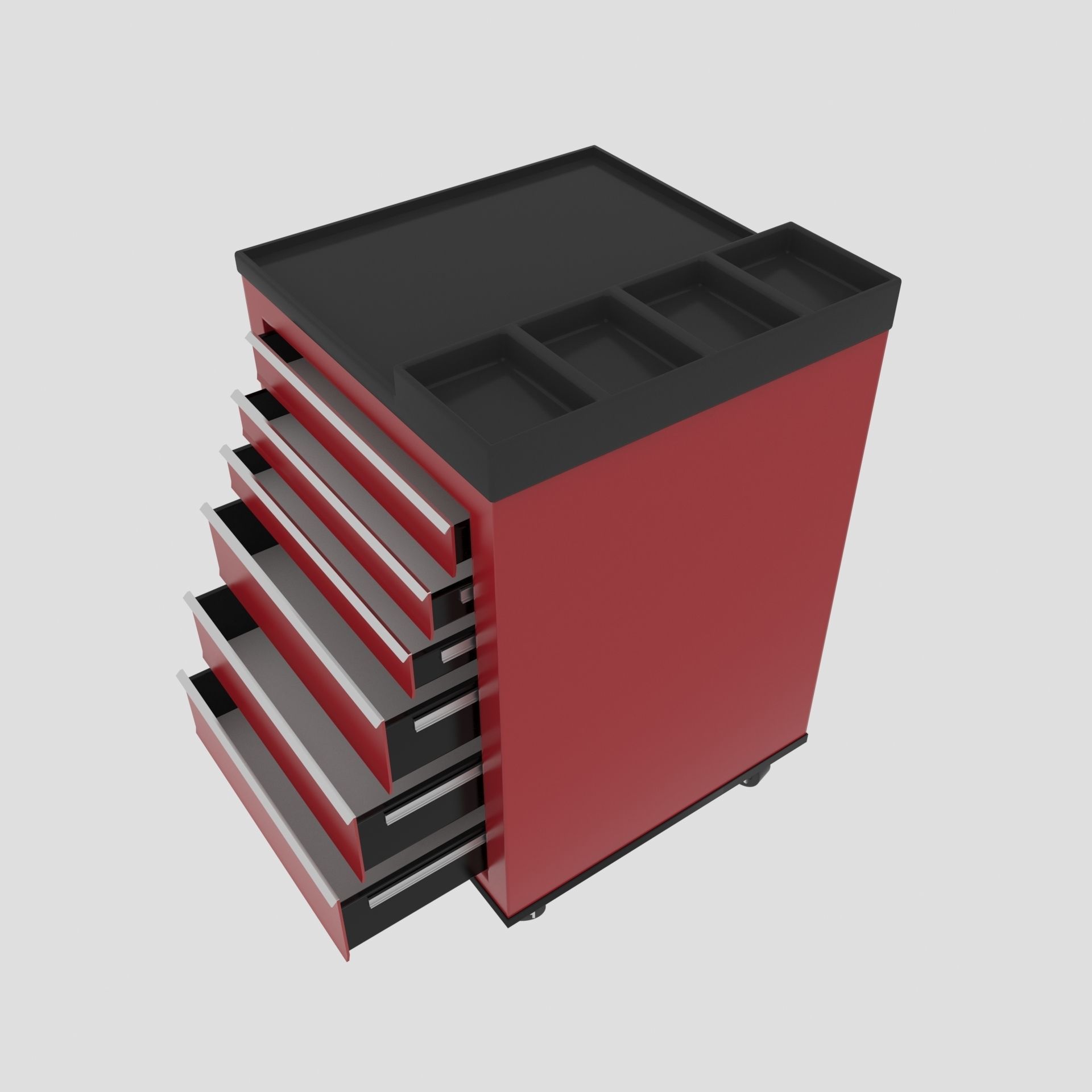 Workshop Service Trolley 1 3D model_5