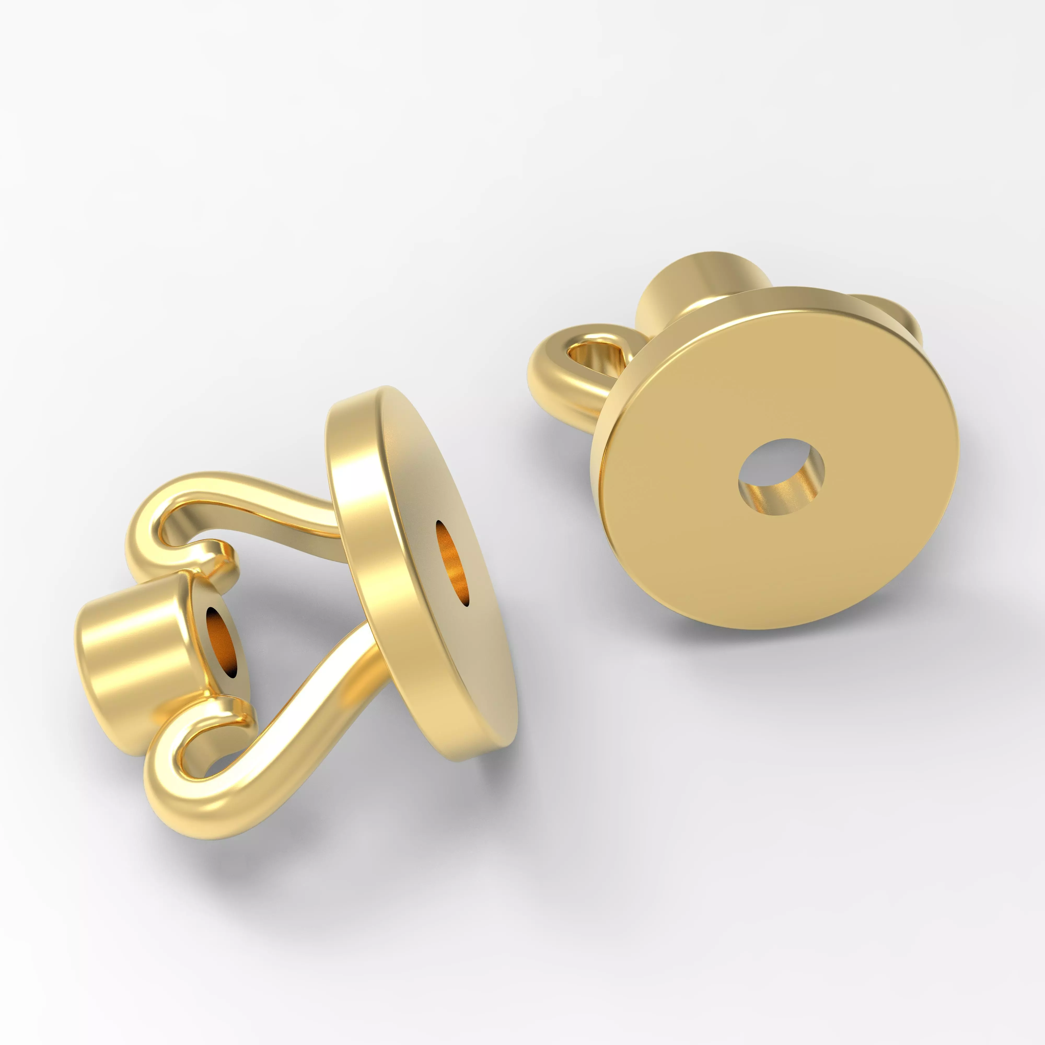 Clasp for studs 3D print model_0
