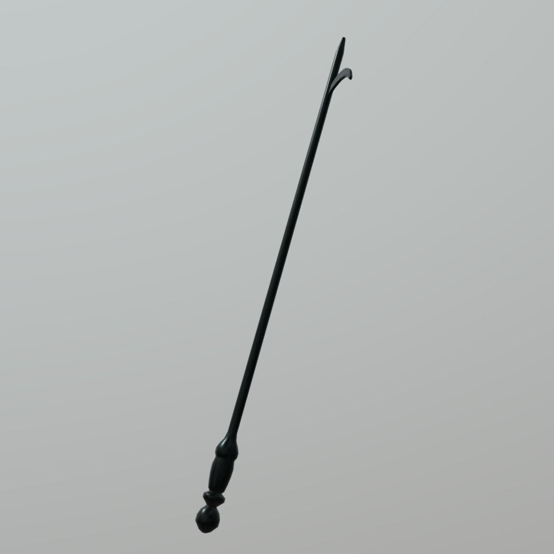 Fire Poker Low-poly 3D model_2