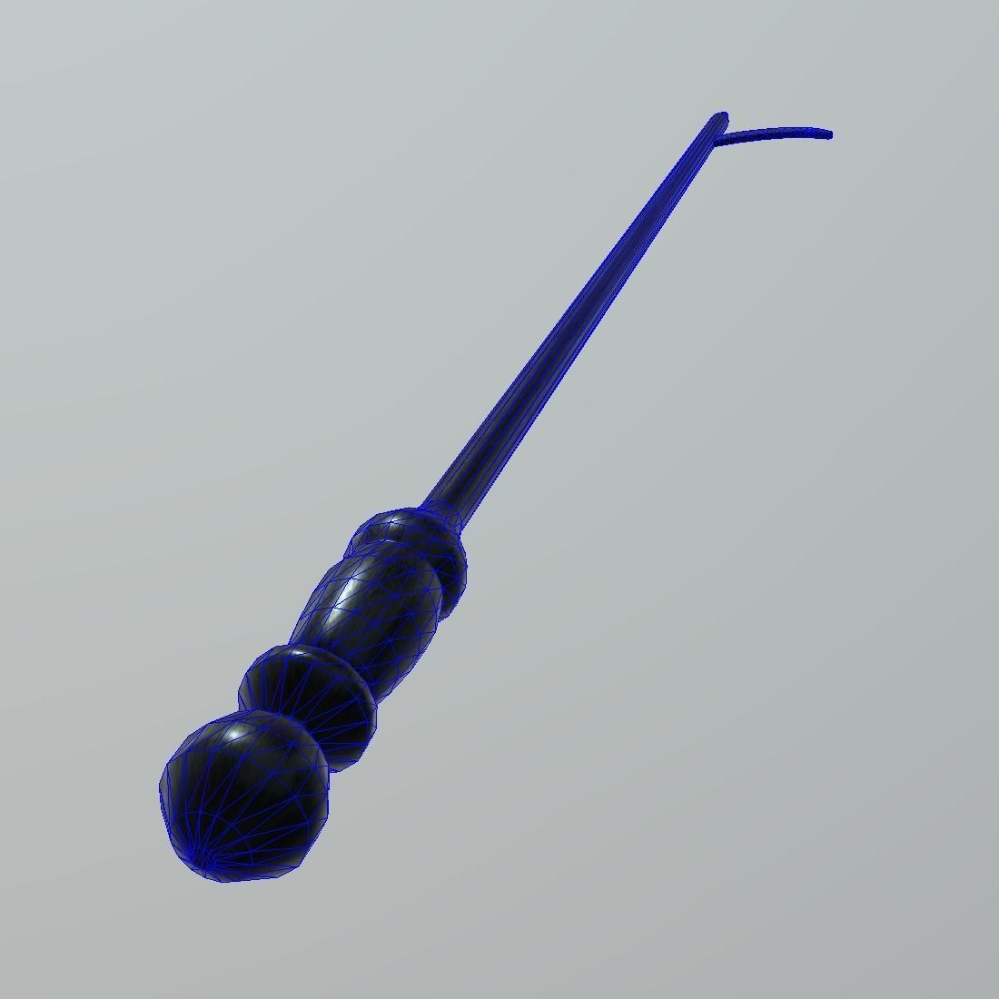 Fire Poker Low-poly 3D model_4