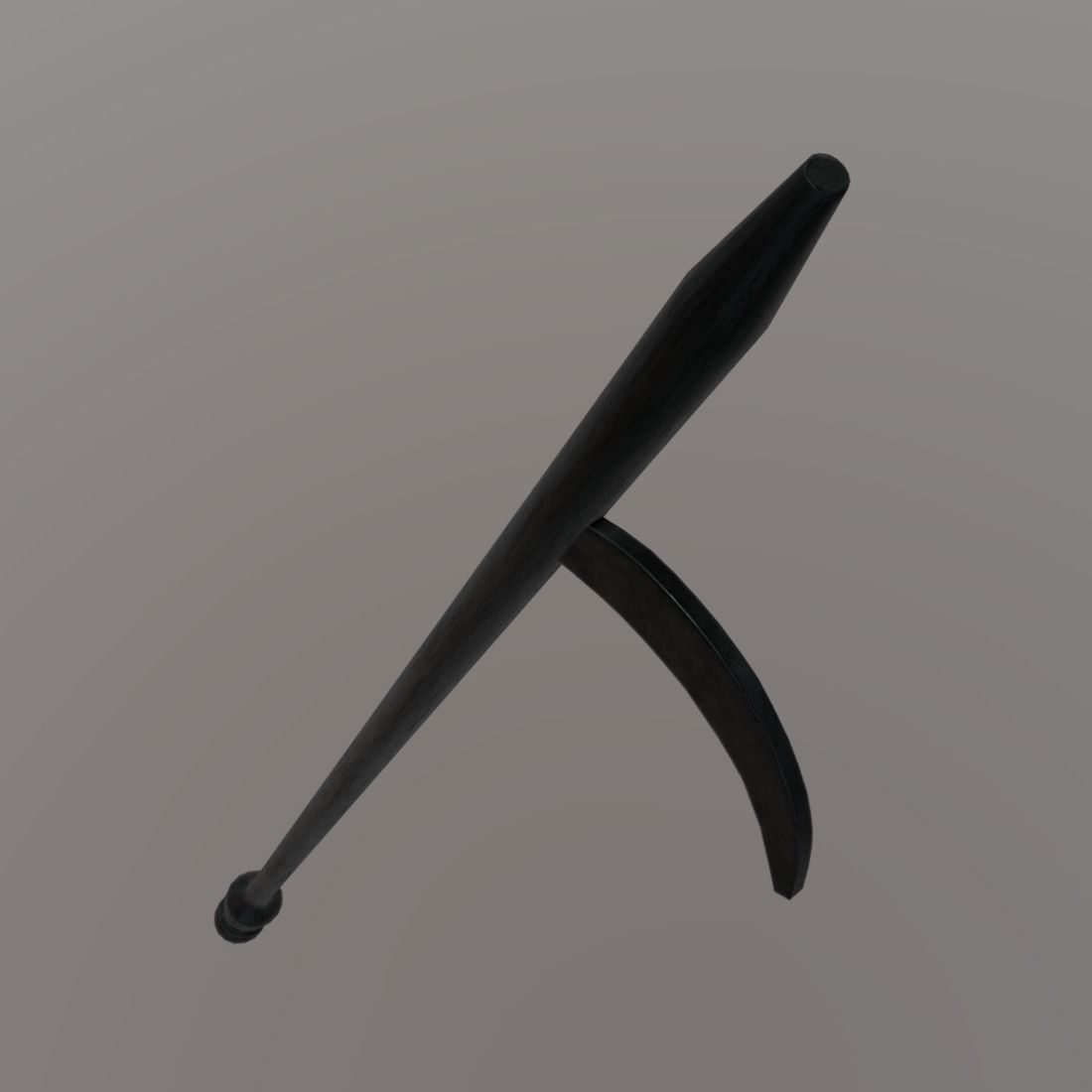 Fire Poker Low-poly 3D model_5