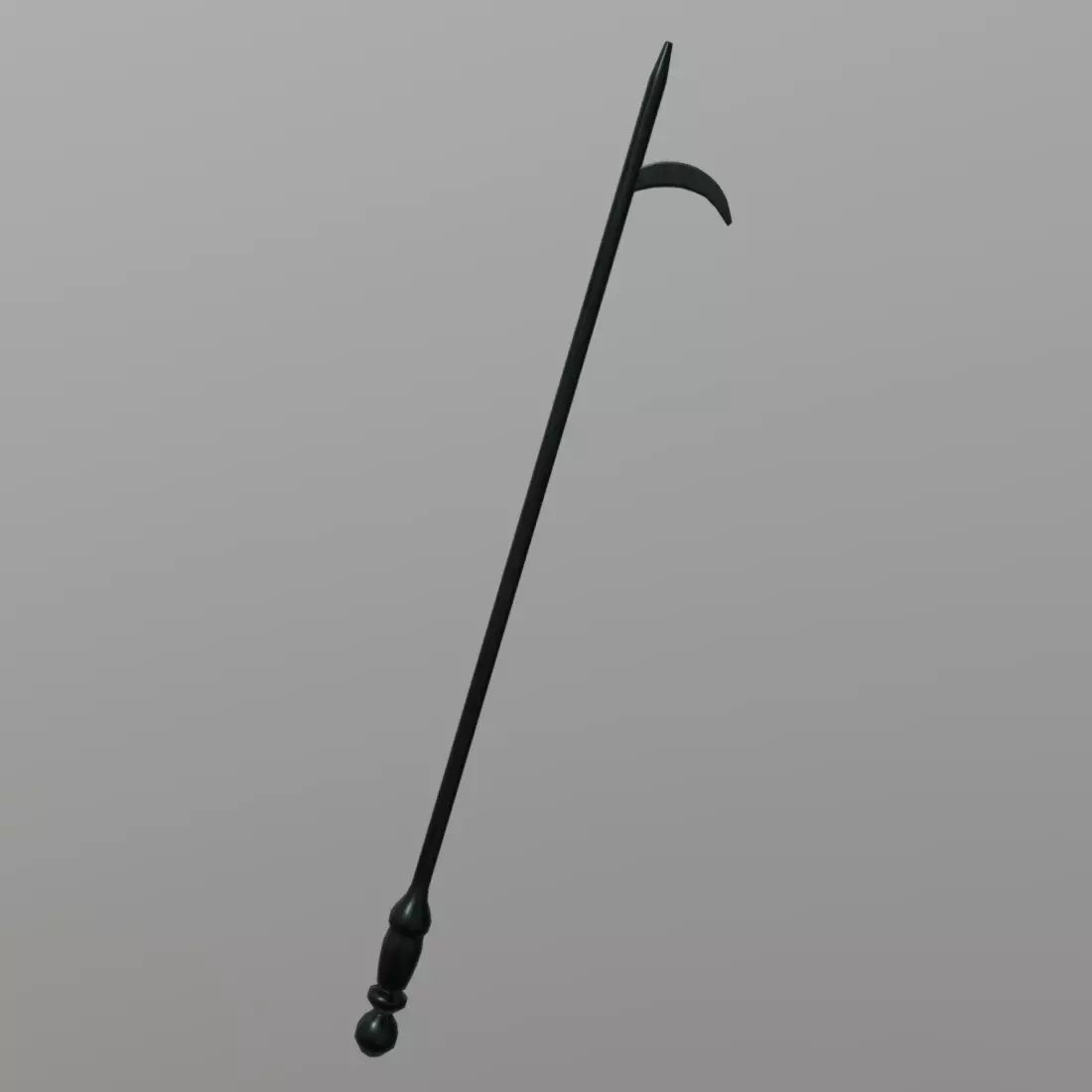 Fire Poker Low-poly 3D model_0