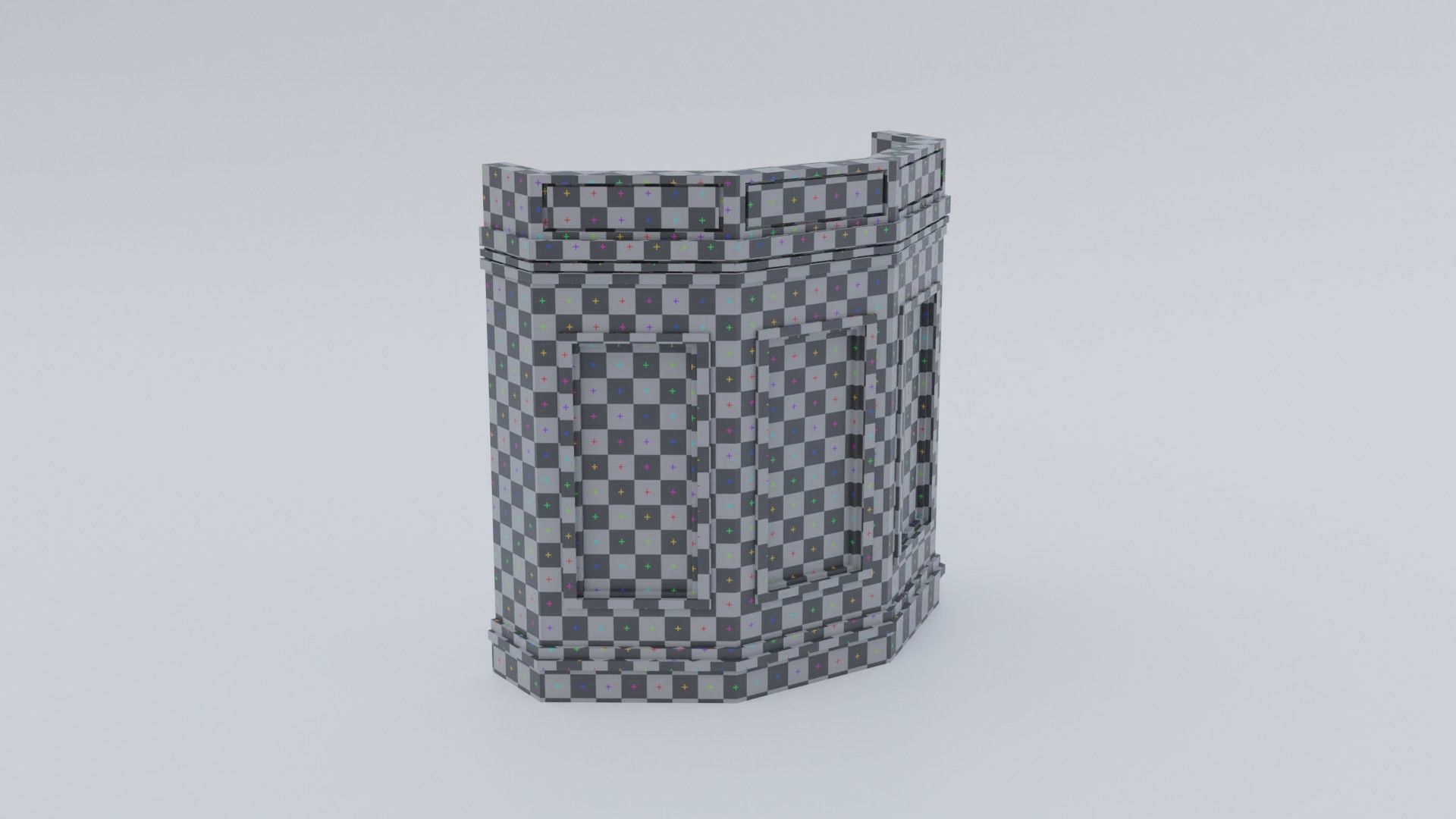 Pulpit Column 3D model_21