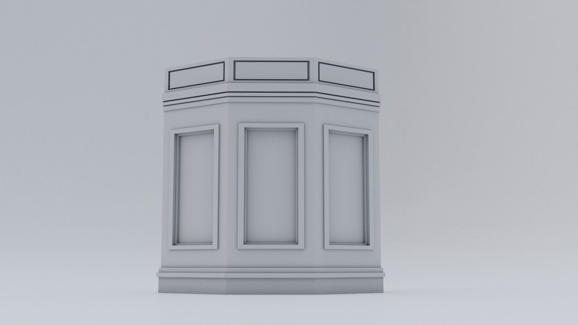 Pulpit Column 3D model_26