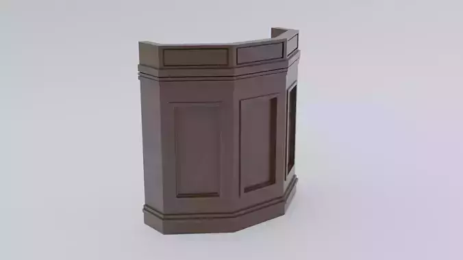 Pulpit Column 3D model