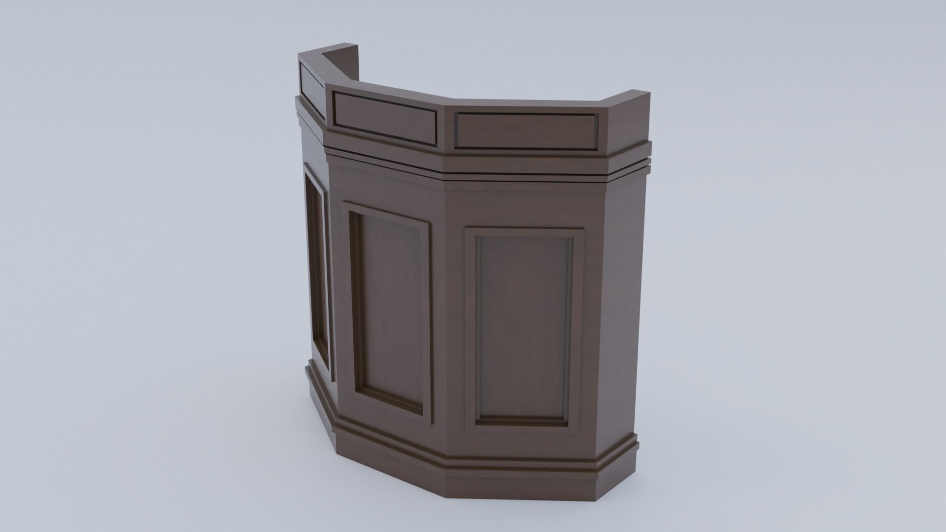 Pulpit Column 3D model_11