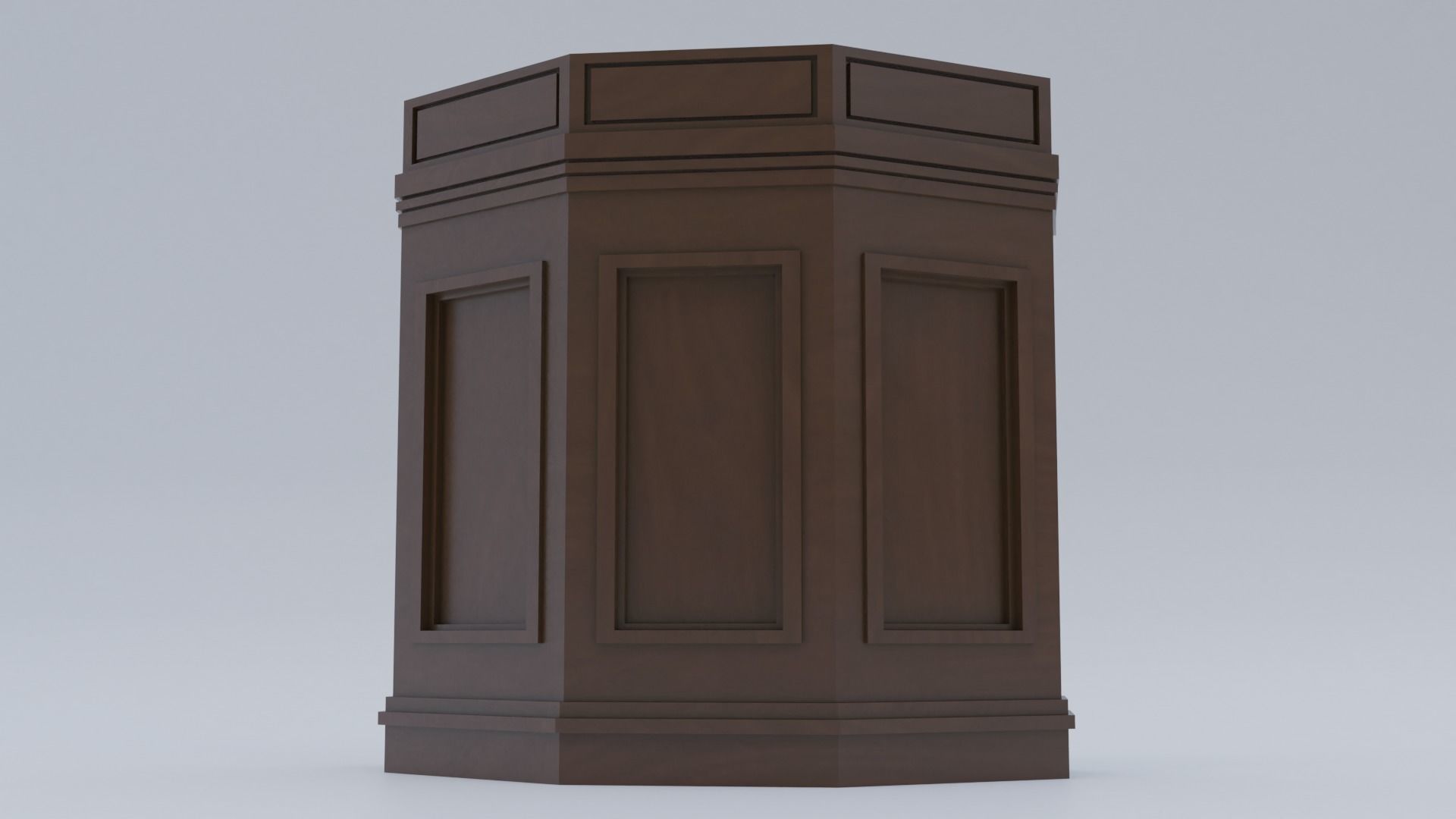 Pulpit Column 3D model_12