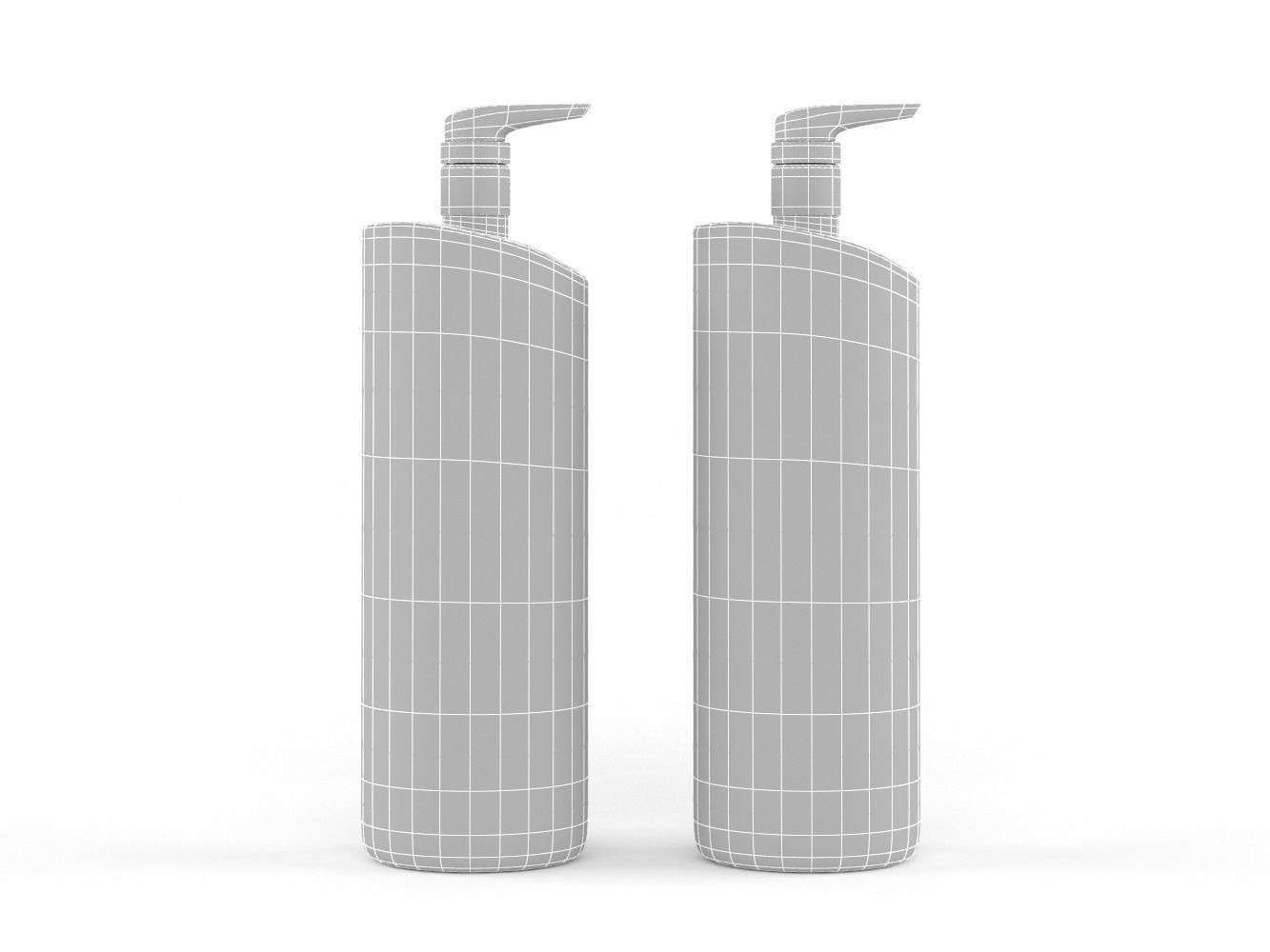 Keratin Complex Color Care Shampoo and Conditioner 3D model_7