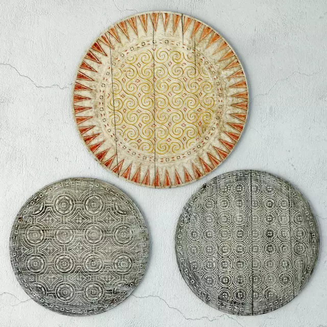 Toraja Carved Wood Panels 3D model_0