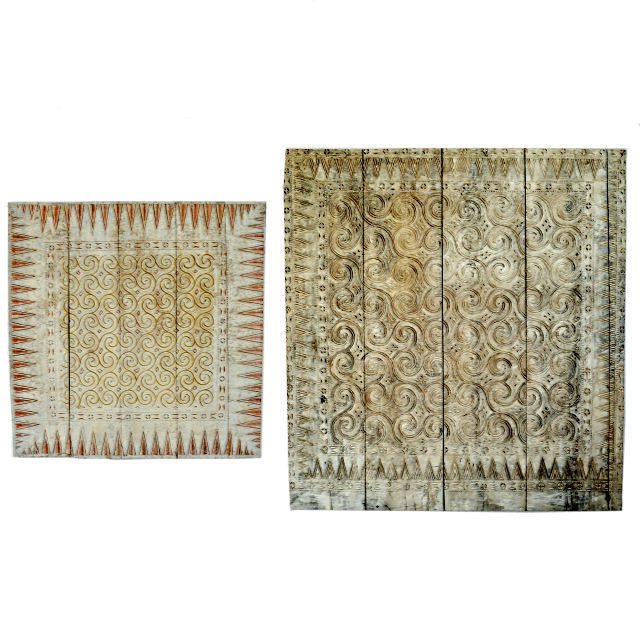 Toraja Carved Wood Panels 3D model_3