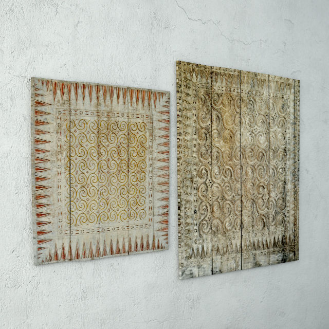 Toraja Carved Wood Panels 3D model_5