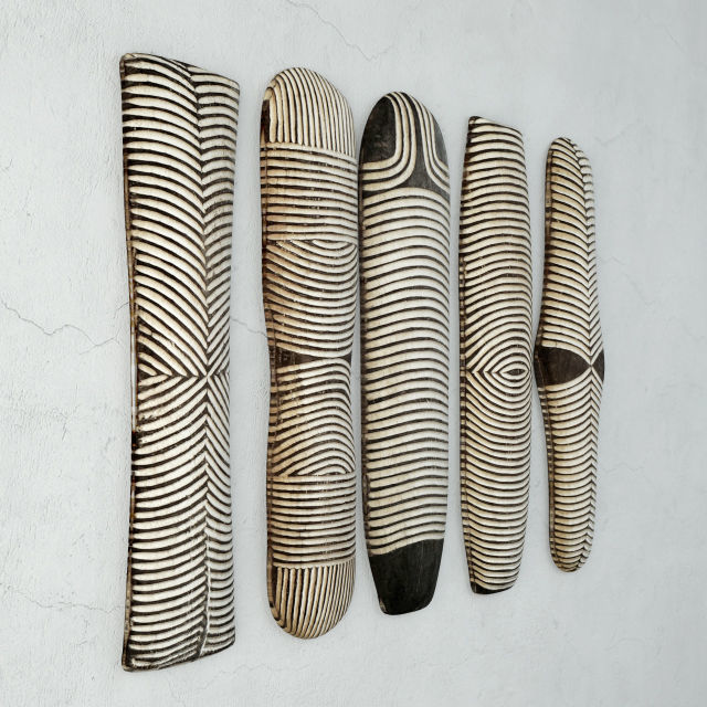 Zulu Elongated Shields 2 3D model_3