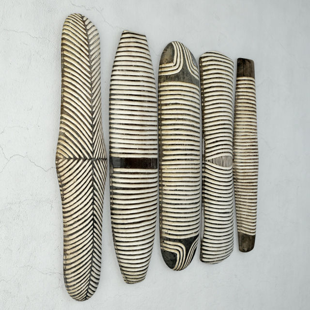 Zulu Elongated Shields 3 3D model_3