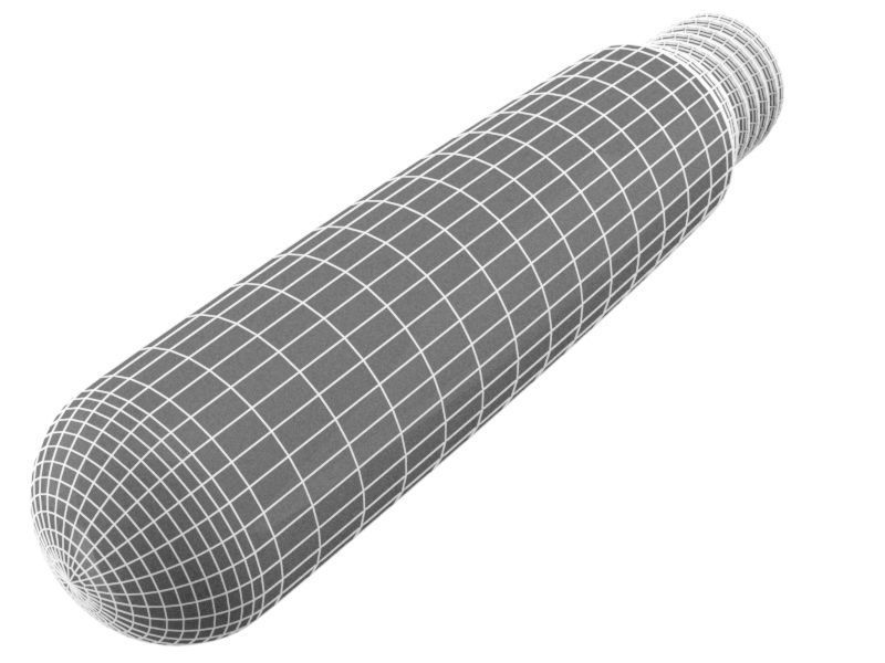 filament led light bulb 3D model_3