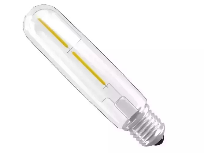 filament led light bulb 3D model