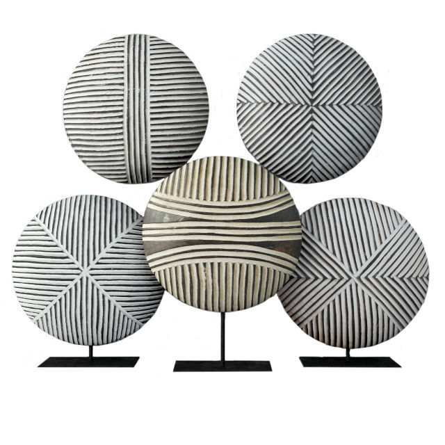 Zulu Round Shields 4 3D model_1